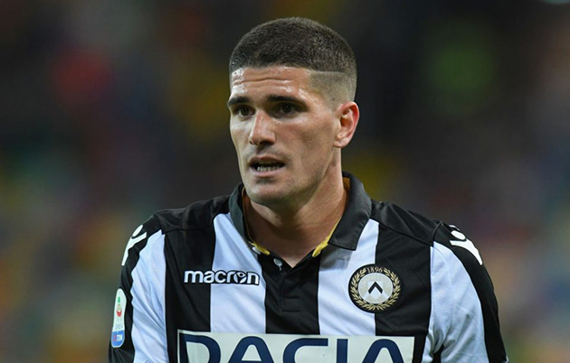 AC Milan nhắm sao Udinese trong kỳ chuyển nhượng mùa đông