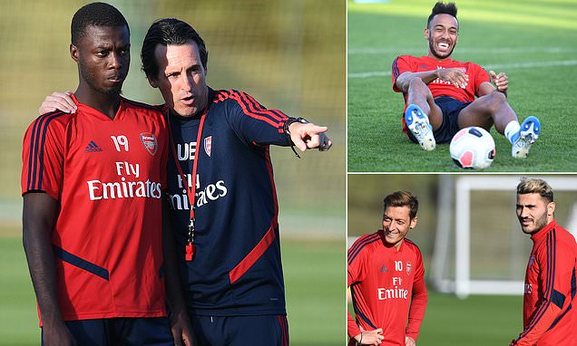 Ảnh bài viết "Bom tấn" tịt ngòi, HLV Emery giáo huấn đặc biệt trên sân tập Arsenal