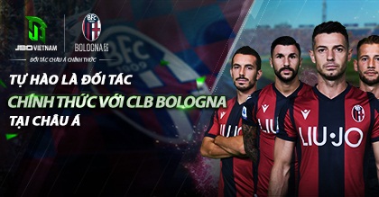 JBO Vietnam ký kết hợp đồng Đối tác Châu Á cùng CLB Ý Lừng Danh Bologna F.C. 1909