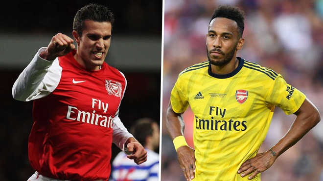 Ảnh bài viết Đội hình xuất sắc nhất Arsenal một thập kỷ qua: Van Persie "in", Aubameyang "out"