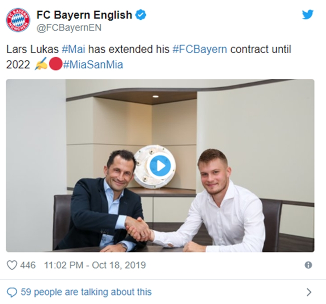 CHÍNH THỨC: Quy hoạch "măng non", Bayern trói chân thành công tài năng 19 tuổi