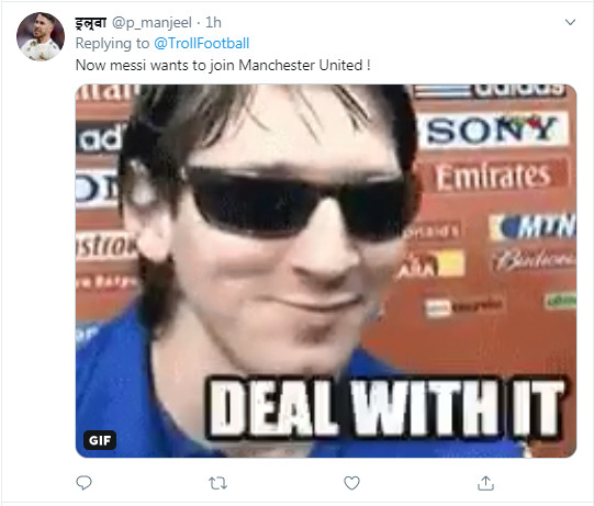 Ảnh bài viết Cười vỡ bụng: Messi khát khao "Hoa hậu 11m" của Man Utd