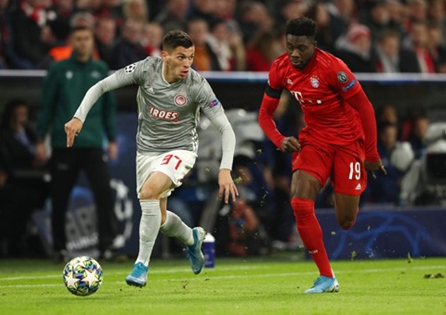 2 điều rút ra sau chiến thắng 2-0 của Bayern Munich trước Olympiakos