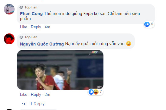 CĐV Việt Nam: "Kepa thật thì cũng bó tay thôi"
