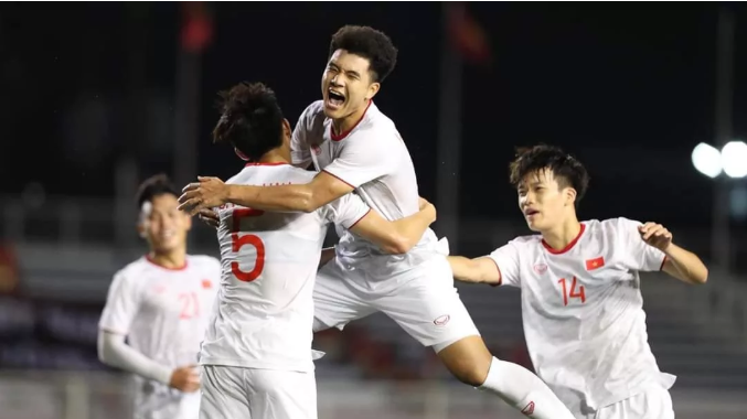 Ảnh bài viết Báo châu Á chỉ ra cầu thủ xuất sắc nhất U22 Việt Nam trận thắng Singapore