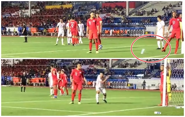 SỐC! U22 Singapore giở trò bẩn trong tình huống U22 Việt Nam ghi bàn