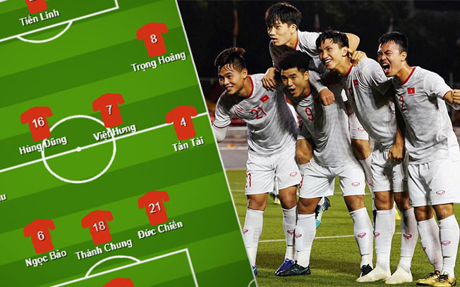 Đội hình ra sân U22 Việt Nam đấu Thái Lan: "Người không phổi", Quái kiệt Viettel