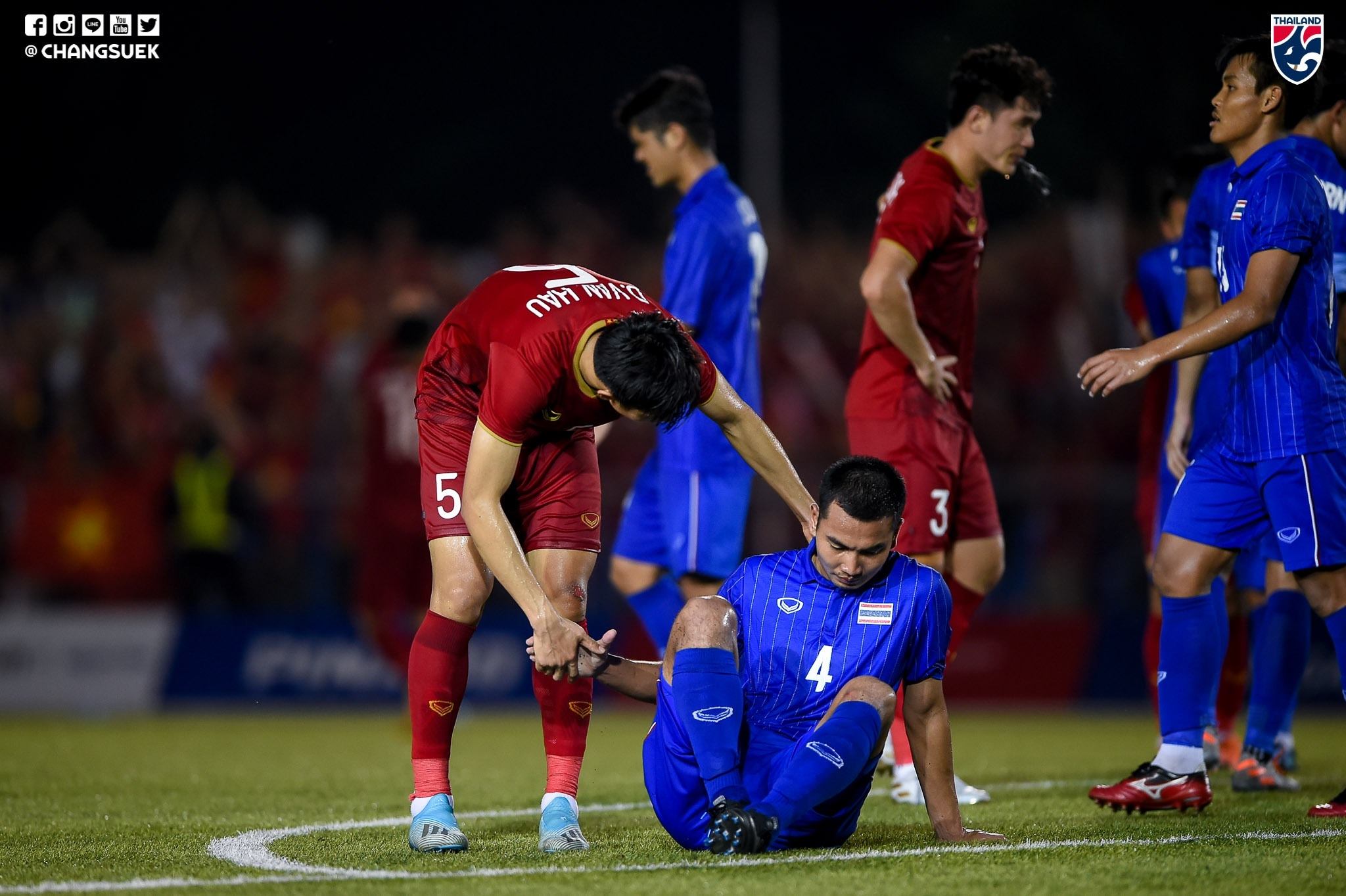 Ảnh bài viết XONG! Lộ hình ảnh gây choáng của U22 Thái Lan khi bị loại