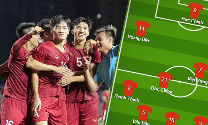 Đội hình ra sân U22 Việt Nam đấu Indonesia: Văn Lâm 2.0, "Người không phổi"