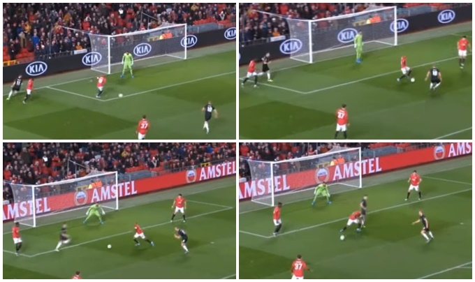 "Nghệ sỹ trẻ" tấu hài trong vòng cấm, suýt báo hại Man Utd