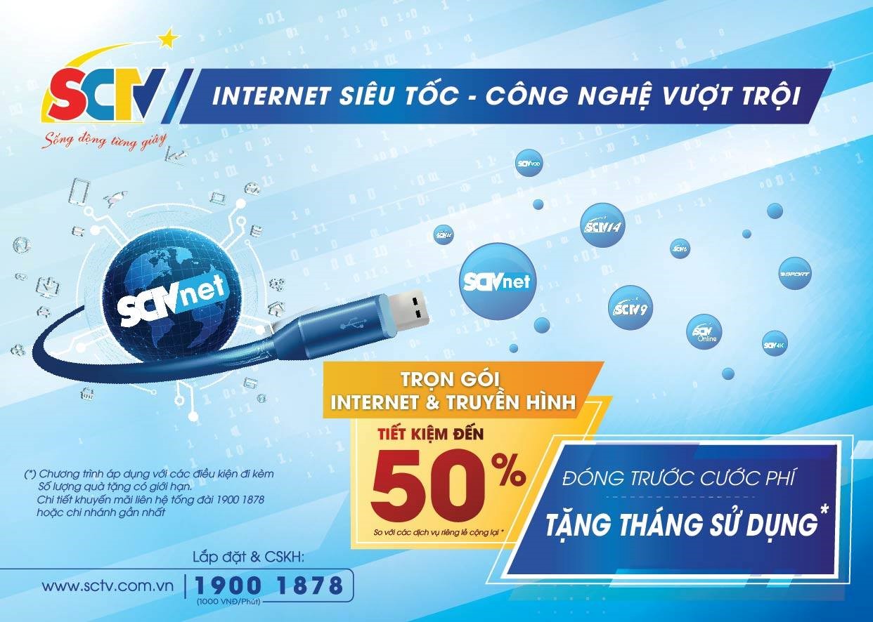 Tri ân khách hàng: SCTV ưu đãi cước & phát sóng Giải bóng đá LaLiga