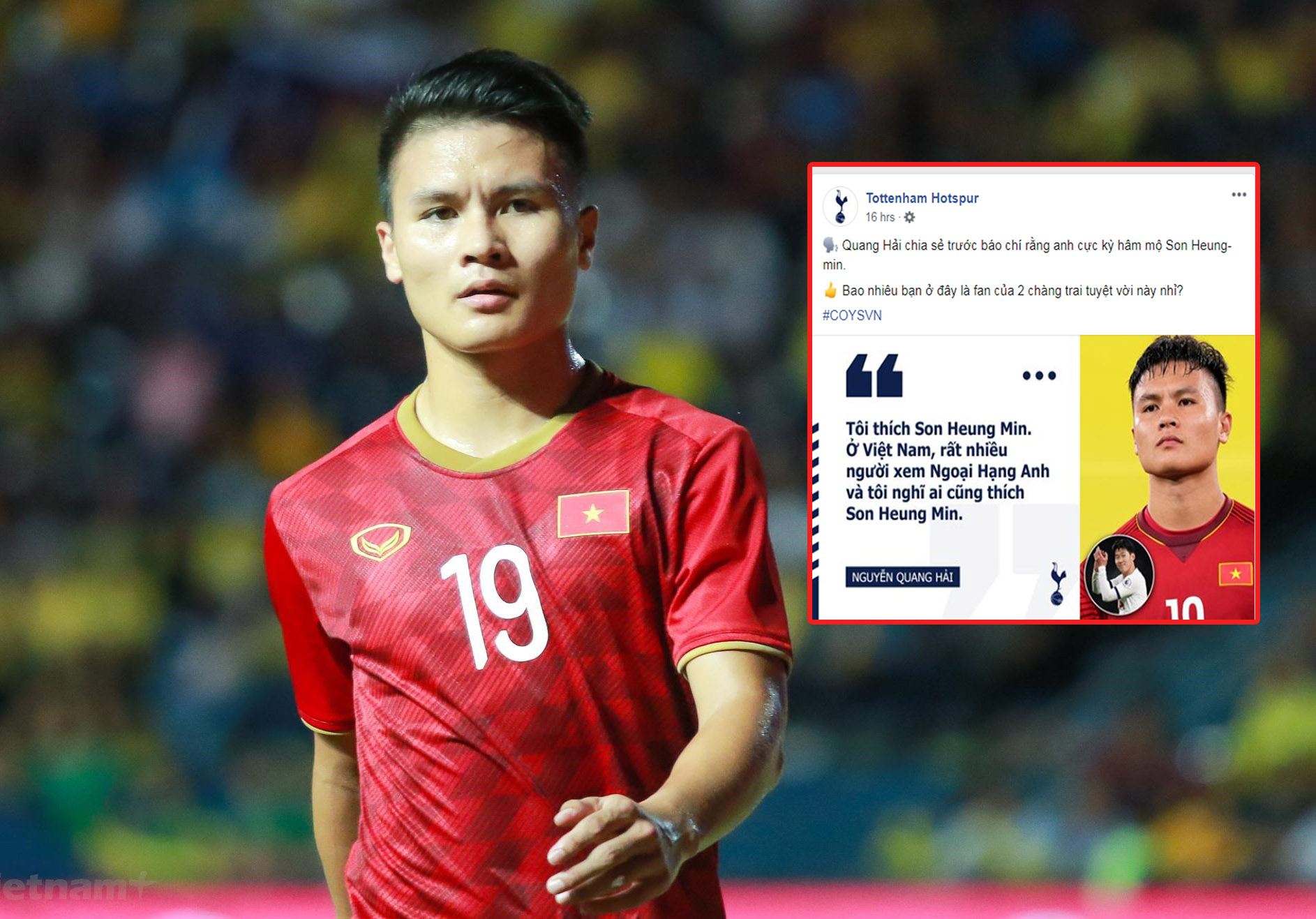 Ảnh bài viết NÓNG: Sau Văn Hậu, Tottenham bất ngờ nhắc đến Quang Hải vì 1 lý do