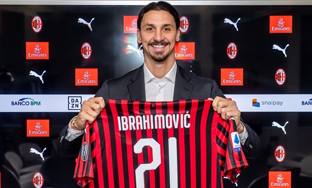 Ibrahimovic, Pirlo và những cầu thủ từng khoác áo số 21 tại AC Milan