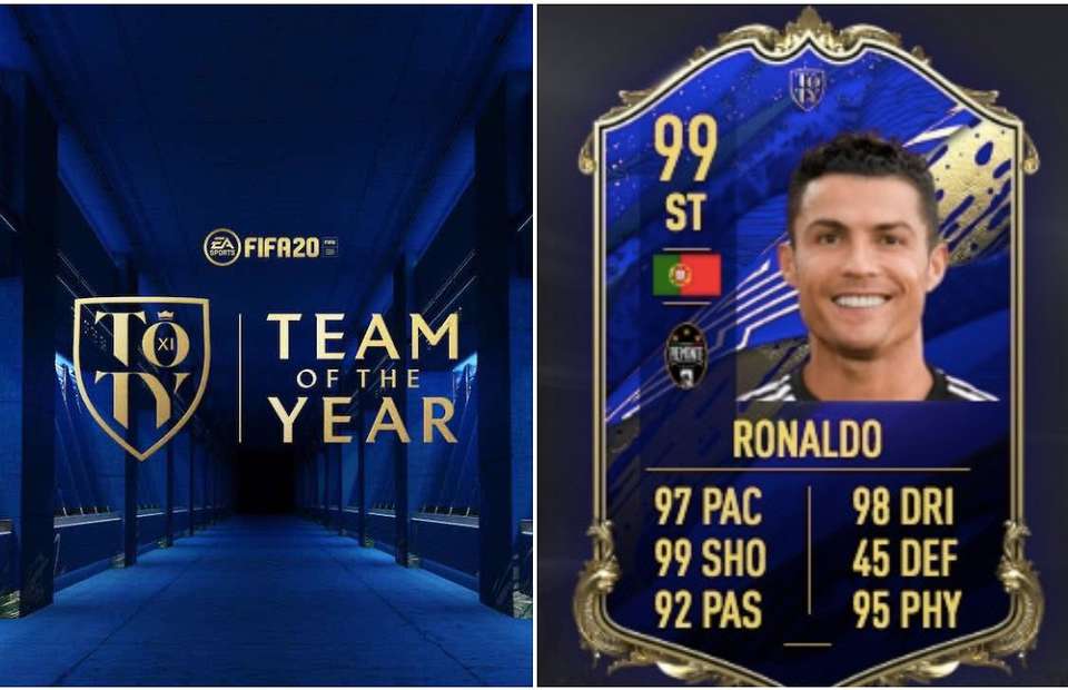Ronaldo nhận số điểm ngang Van Dijk và Messi trong ĐHTB của FIFA 20