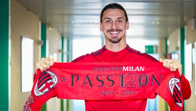 Ảnh bài viết Trở lại AC Milan, Ibrahimovic tiếp tục thách thức Ronaldo