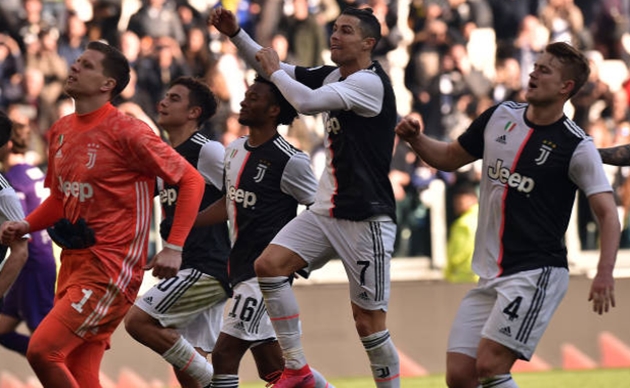 Ảnh bài viết Ronaldo và De Ligt lập công, Juventus thắng đậm Fiorentina