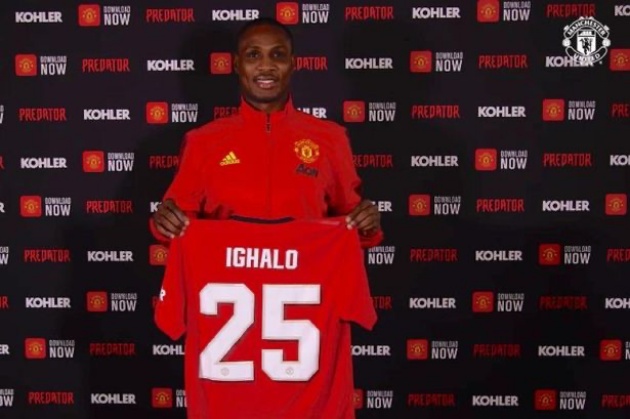Ảnh bài viết Odion Ighalo có lần đầu tiên trong màu áo Man United