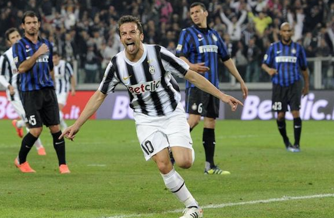 Del Piero lập siêu phẩm đá phạt vào lưới Inter Milan