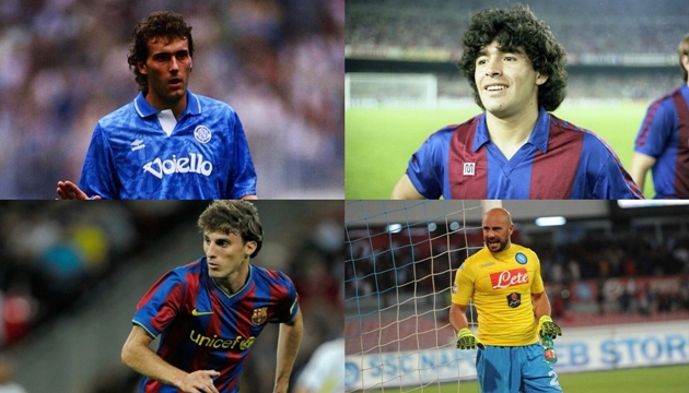 4 cầu thủ từng khoác áo Napoli và Barca: 3 nhà vô địch World Cup xuất hiện