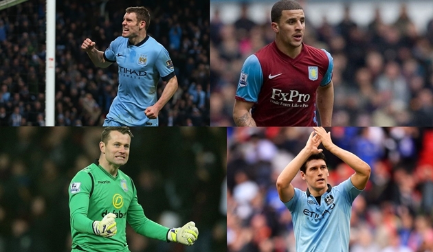 10 cầu thủ từng khoác áo Man City và Aston Villa
