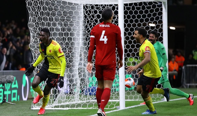 Đánh bại Liverpool, Watford báo tin vui cho Juventus và AC Milan