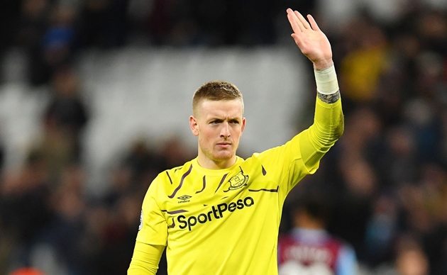 Jordan Pickford, ngôi sao đang gặp khó khăn tại Everton