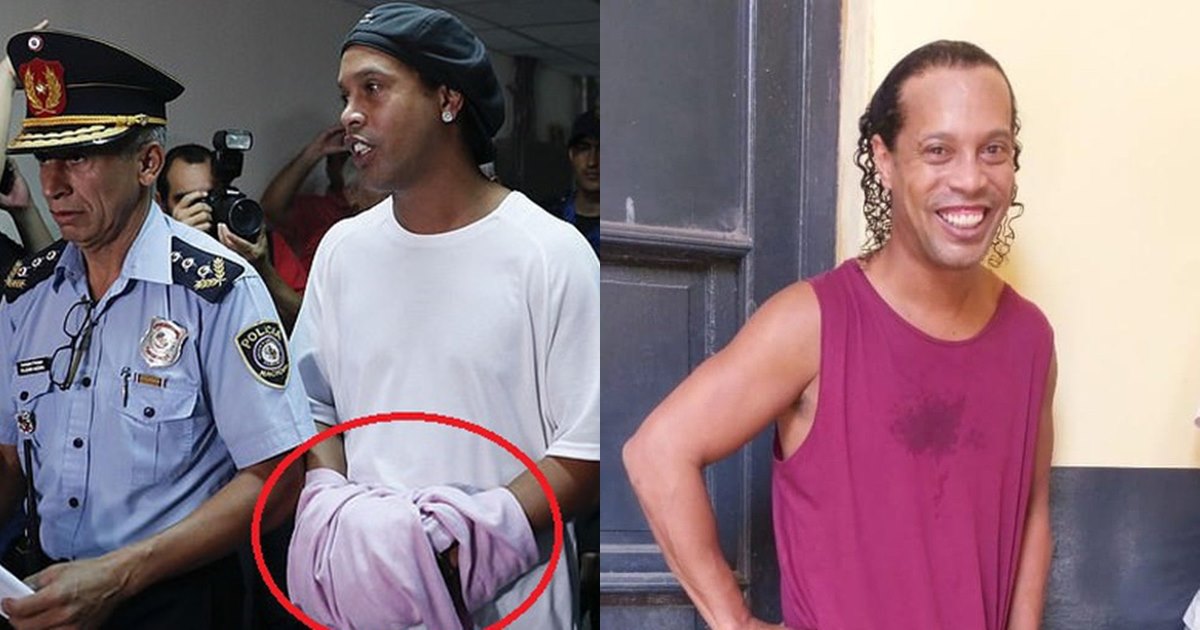 Hình ảnh khó tin của Ronaldinho trong nhà tù khét tiếng