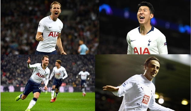 11 cầu thủ ghi nhiều bàn thắng nhất cho Tottenham ở đấu trường châu Âu: Kane, Berbatov đứng thứ mấy?