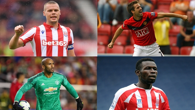 10 cầu thủ từng khoác áo Man Utd và Stoke City: Khao khát của Mourinho, "thần đồng" của Liverpool góp mặt