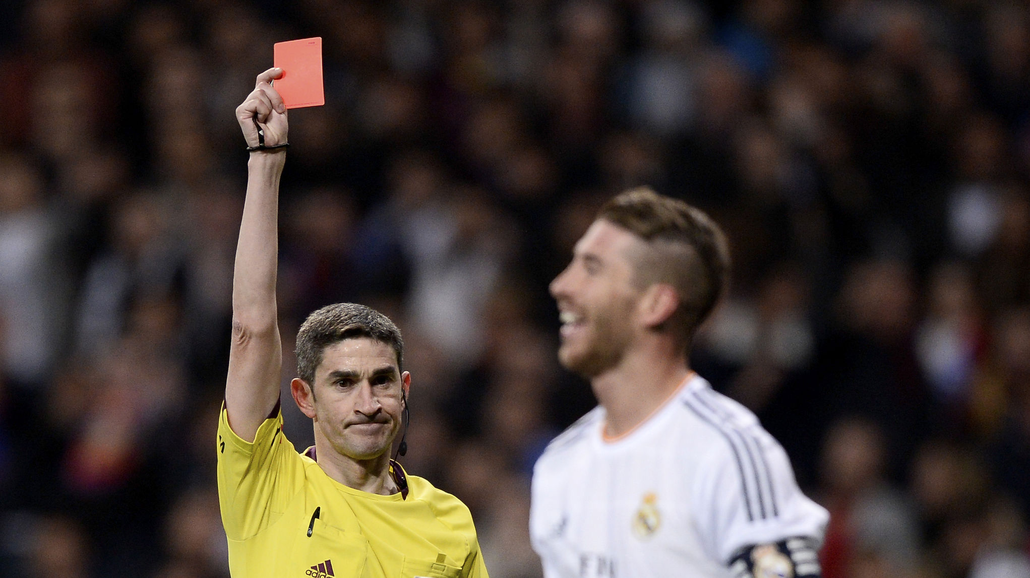 Choáng váng với 8 cái tên nhận thẻ đỏ nhiều nhất La Liga: Hung thần Ramos