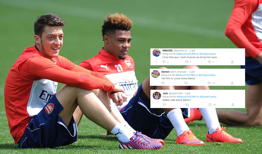 Ảnh bài viết Serge Gnabry "nhớ" Arsenal, Mesut Ozil phán 1 câu khiến CĐV phát cuồng