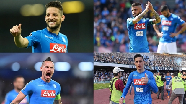 10 cầu thủ có số lần ra sân nhiều nhất trong lịch sử Napoli: Hamsik, Mertens đứng thứ mấy?