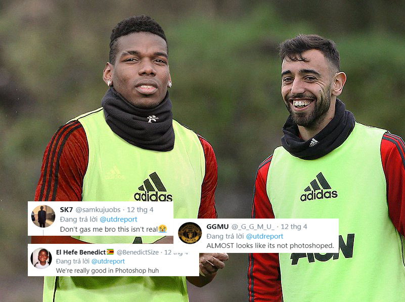 Ảnh bài viết CĐV Man Utd lột trần sự thật về bức ảnh hiếm có của Pogba và Fernandes