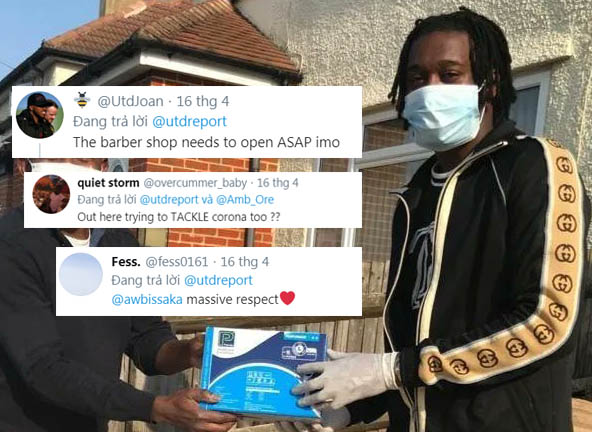 Ảnh bài viết Wan-Bissaka thực hiện 1 nghĩa cử giữa mùa COVID-19, CĐV Man Utd phát cuồng