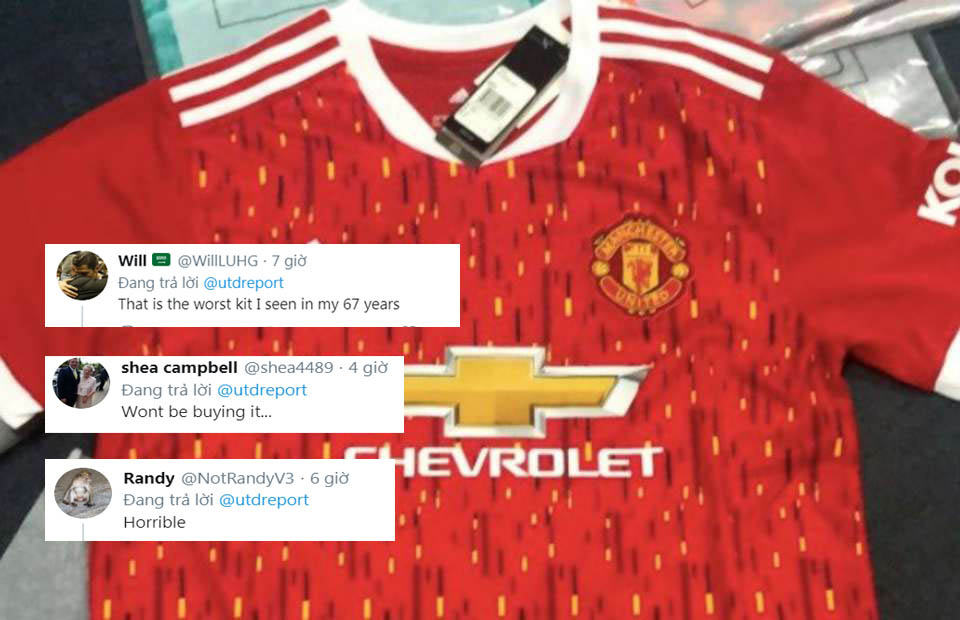 Ảnh bài viết CĐV Man Utd: "Mẫu áo xấu nhất từ 67 năm qua, tôi sẽ không bao giờ mua nó"