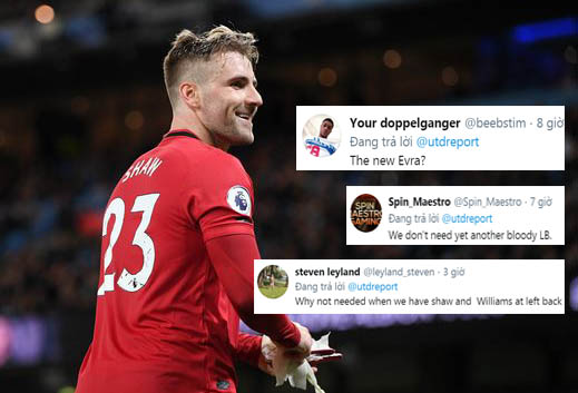 CĐV Man Utd: "Đó là Evra mới, nhưng chúng ta đã có Shaw và Williams"