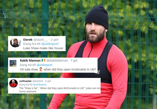 Ảnh bài viết CĐV Man Utd: "Nhìn Shaw béo lên kìa, anh ấy vừa mở cửa hàng McDonald's à"