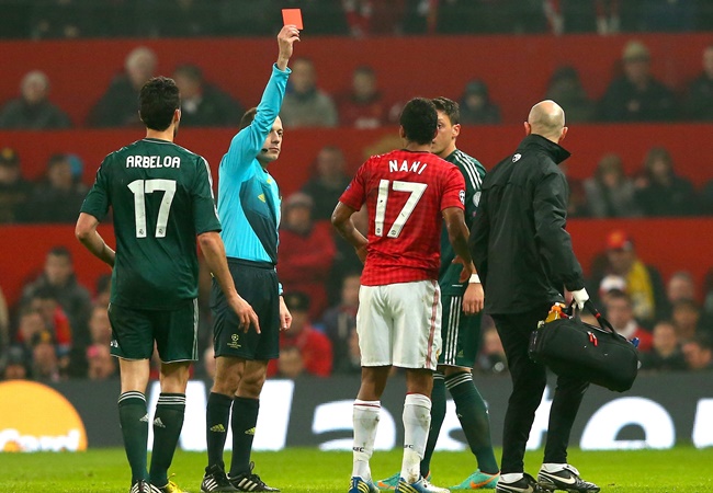Nani ăn thẻ đỏ oan nghiệt trước Real Madrid, Sir Alex và Mourinho đã nói gì?