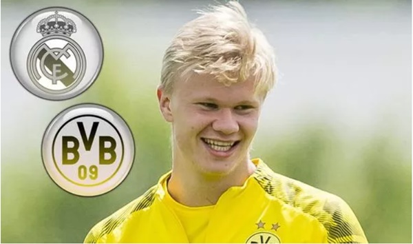 Real đưa 7 cầu thủ "dụ dỗ" Dortmund trao đổi Erling Haaland