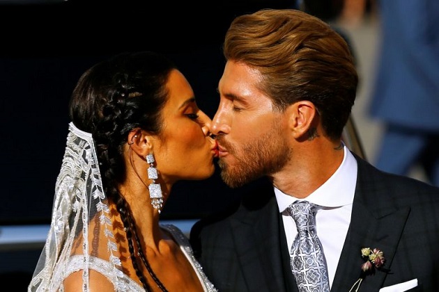 Ramos gửi lời ngọt ngào đến 'máy bay' xinh đẹp nhân kỷ niệm 1 năm ngày cưới