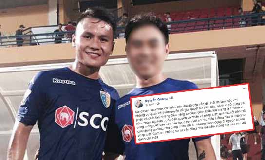 Ảnh bài viết Hé lộ danh tính "người anh" của Quang Hải trong tin nhắn bị hack