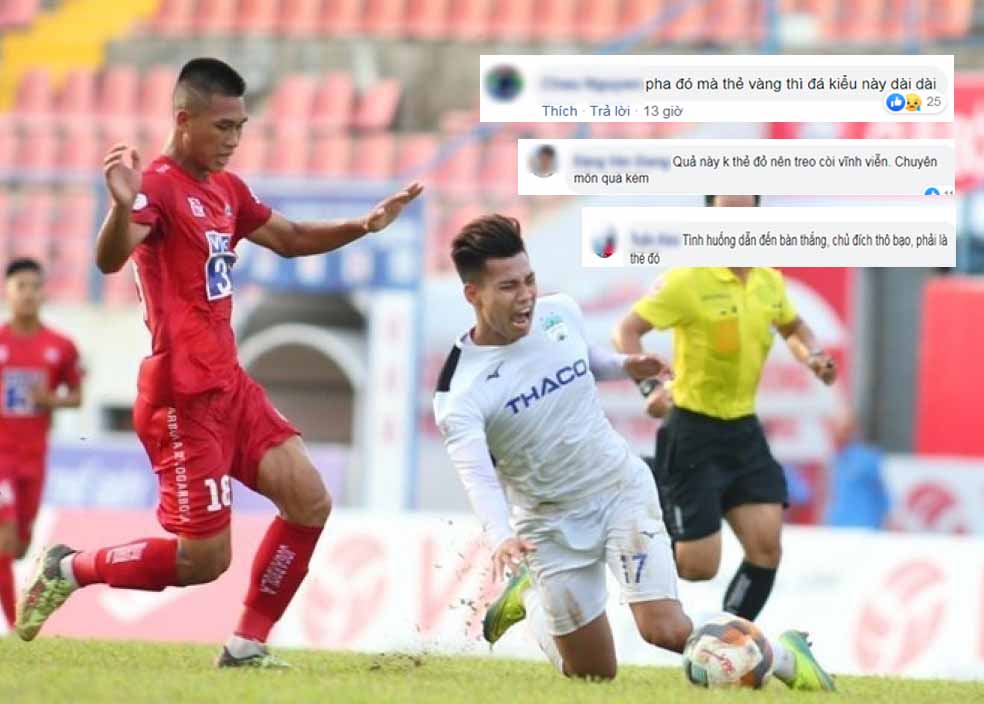 Văn Thanh bị phạm lỗi thô bạo, NHM "nóng mặt" chỉ trích trọng tài