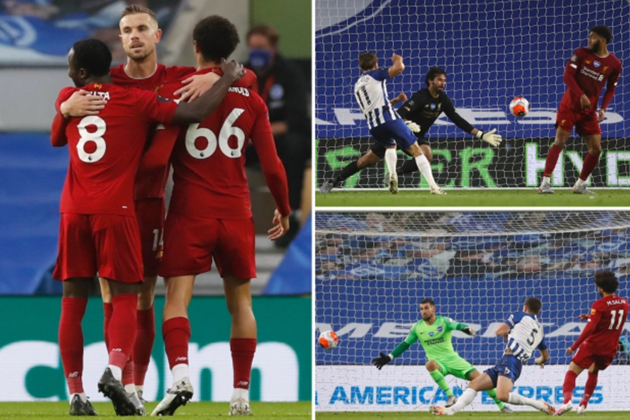 Salah xác lập thành tích khủng, Liverpool "nuốt trọn" Brighton
