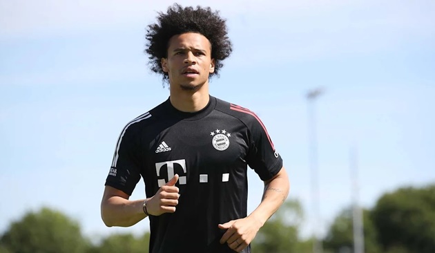 Buổi tập đầu tiên của Sane tại Bayern Munich