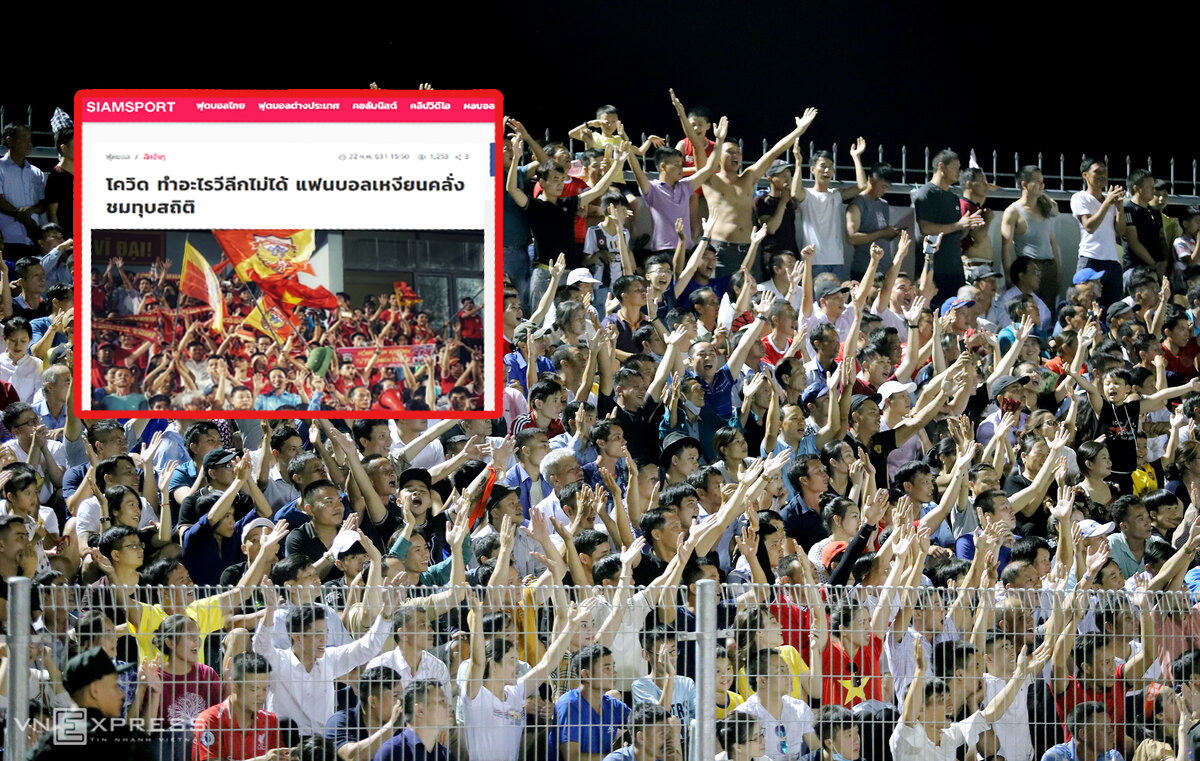 Báo Thái "ghen tỵ" với V-League, choáng ngợp với NHM bóng đá Việt Nam