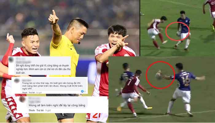 Ảnh bài viết CĐV TP.HCM phẫn nộ, chỉ trích mạnh mẽ trọng tài chính trận gặp Hà Nội