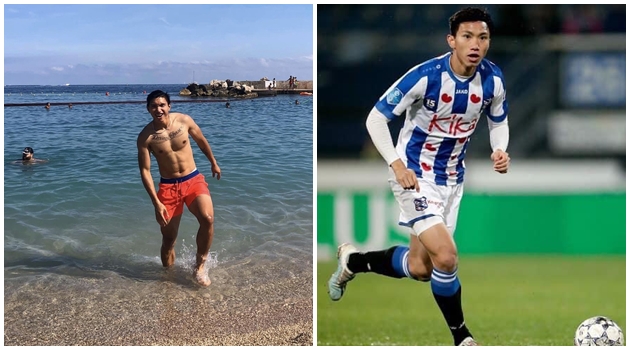 Đoàn Văn Hậu khoe cơ bắp trước khi trở về Việt Nam tái xuất V-League
