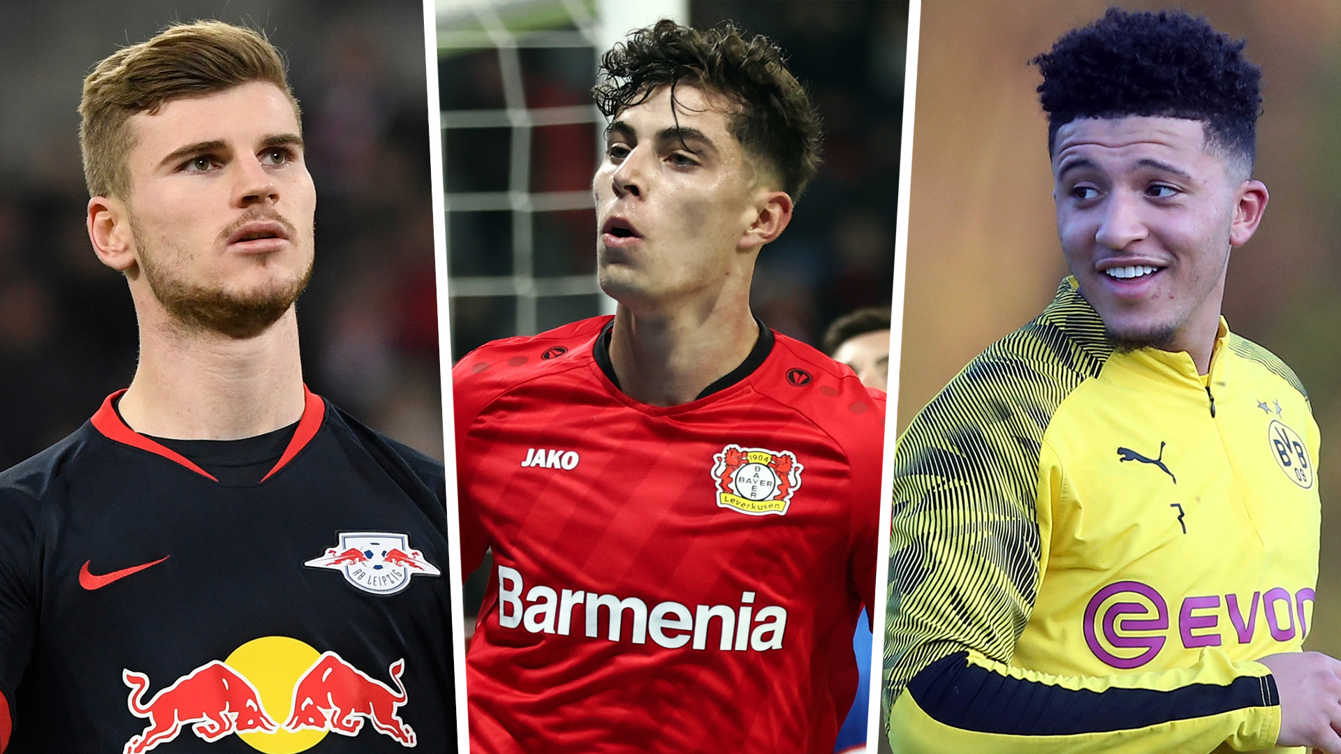 Ảnh bài viết "Kai Havertz, Jadon Sancho, Timo Werner đã sẵn sàng cho Premier League"