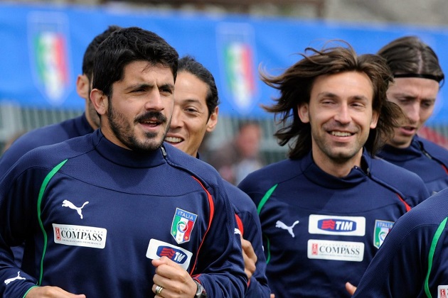 Vừa nhậm chức HLV trưởng Juve, Pirlo đã bị Gattuso cảnh báo