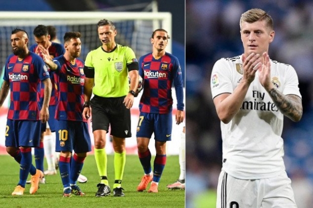 Ảnh bài viết Toni Kroos: "Chúng tôi đã ăn mừng khi Barca bại trận..."